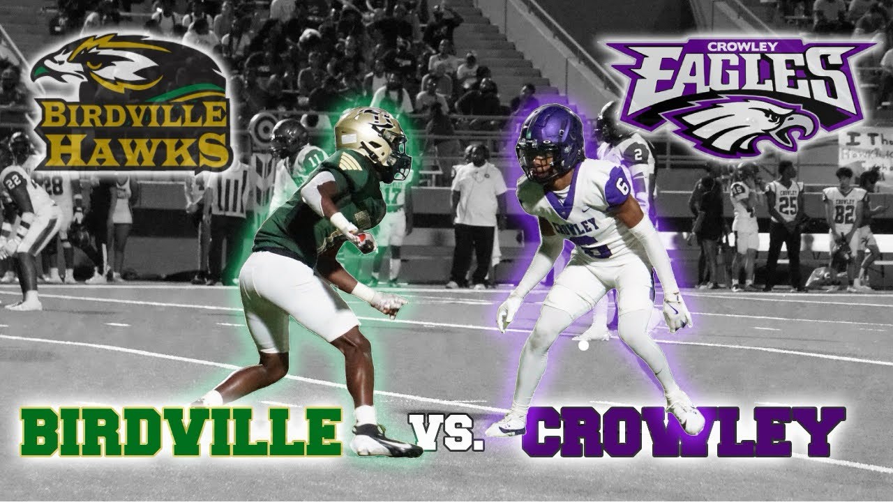 The Crowley Eagles Put Up 50 Pts the 1st Game of the Season! 😳 | Birdville vs. Crowley Highlights 🎥