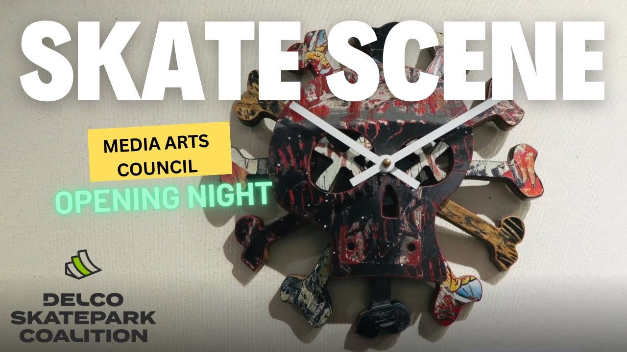 Skate Scene Art Show at Media Arts Council Presented by the Delco Skatepark Coalition