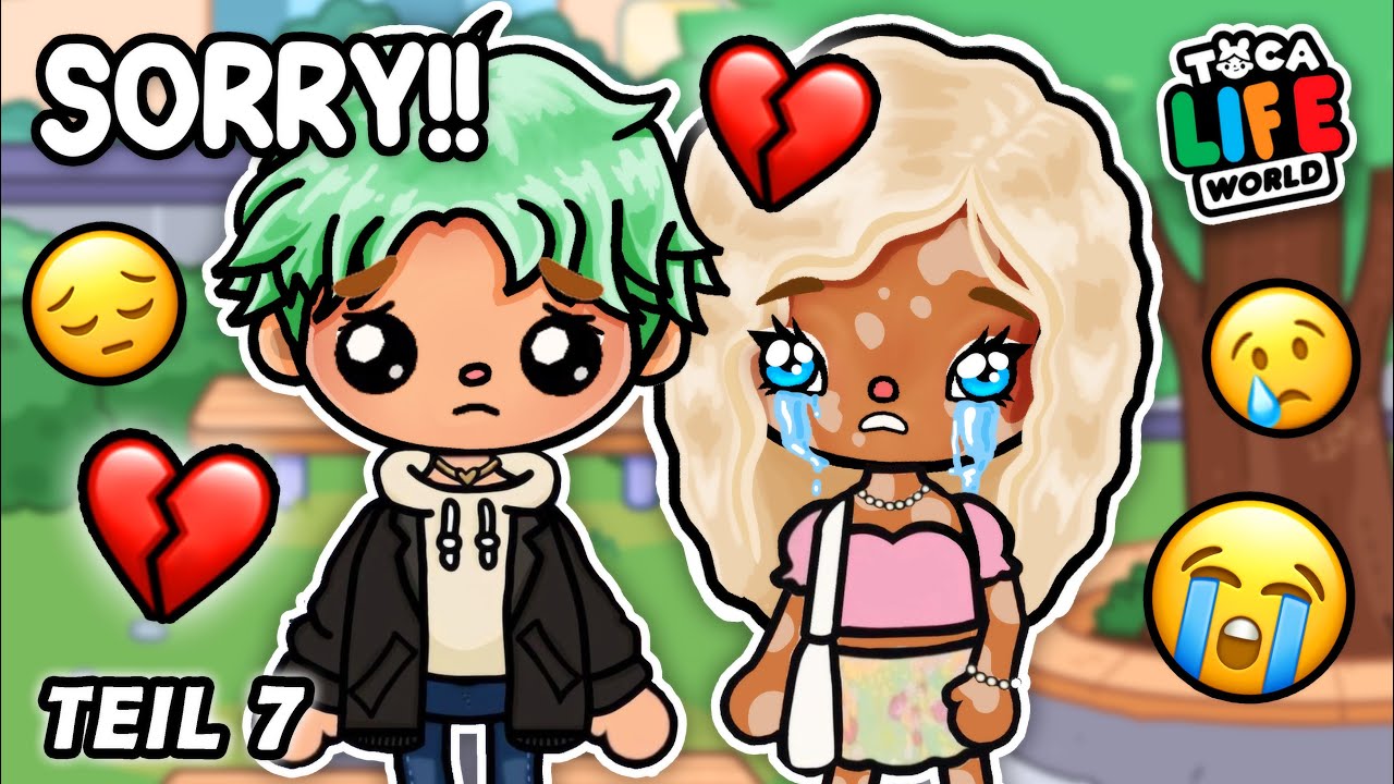 💔 WEGEN MEINER HAUT MACHT ER SCHLUSS 💔 TEIL 7 💋 DIE HAUTKRANKHEIT DEUTSCH TOCA BOCA STORY