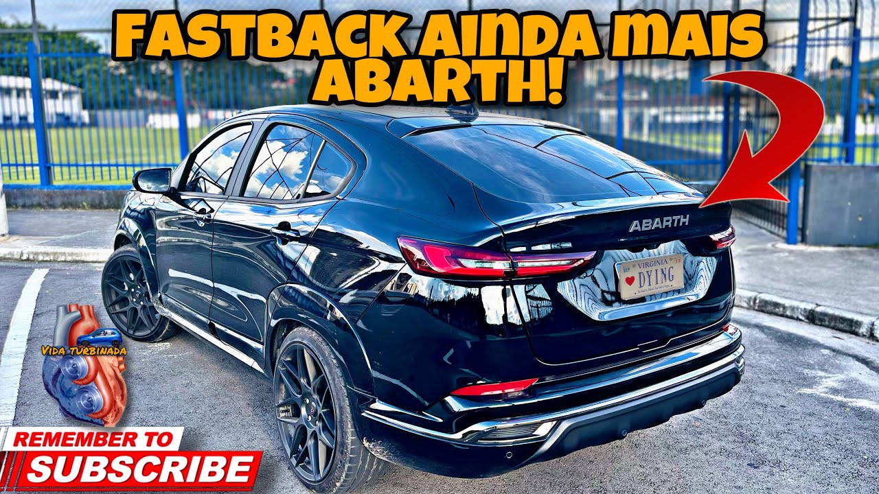 Instalei o emblema Abarth no Fiat Fastback Limited Edition T270!