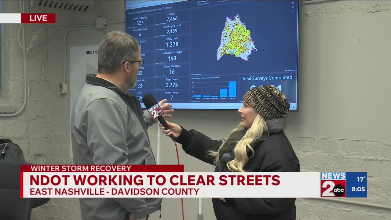 NDOT working to clear streets in East Nashville