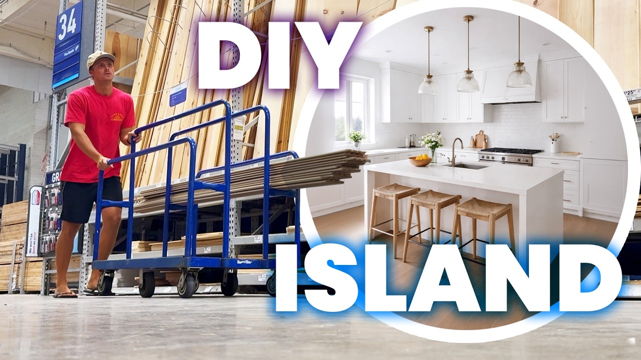 Начинаем делать кухонный остров своими руками!