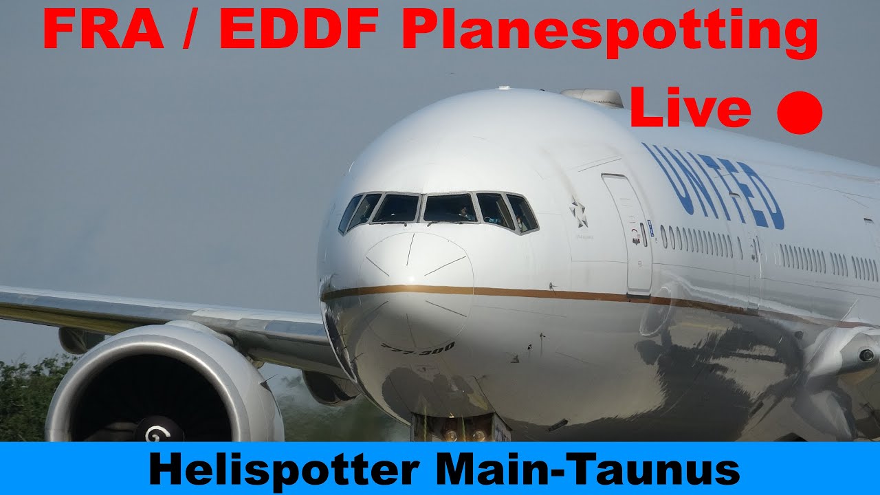 ★FRA★ LIVE 🔴 Planespotting 18-West