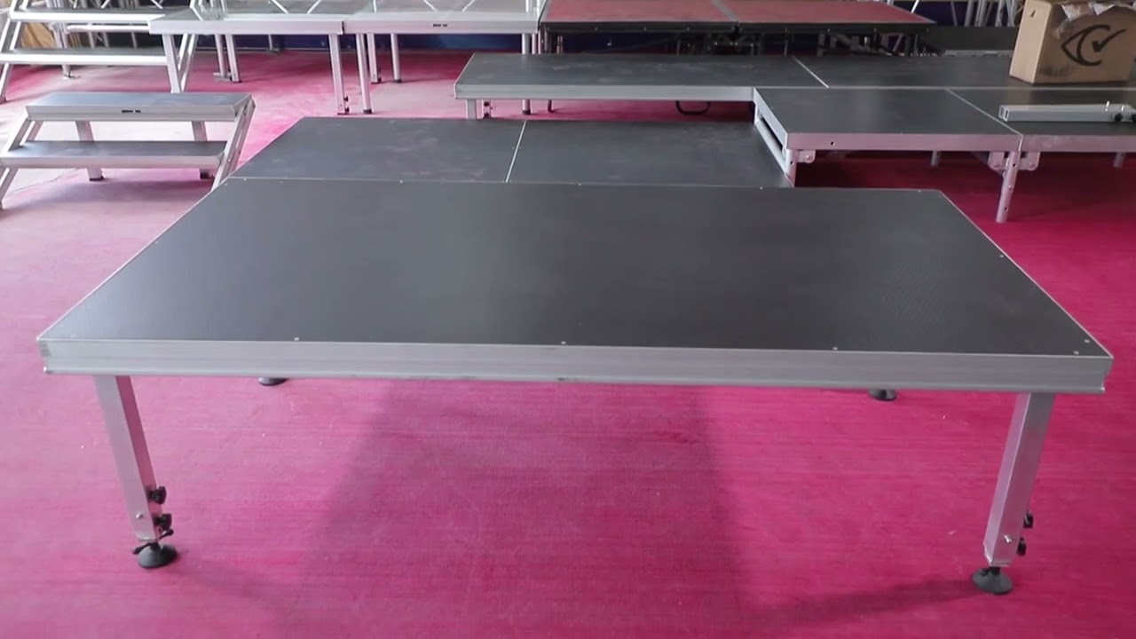 Portbale stage aluminum modular stage with adjustable height