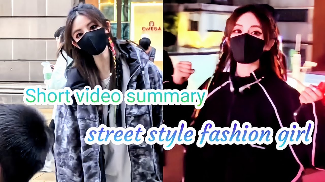 beautiful chinese girl street style fashion girl | viral video china tiktok