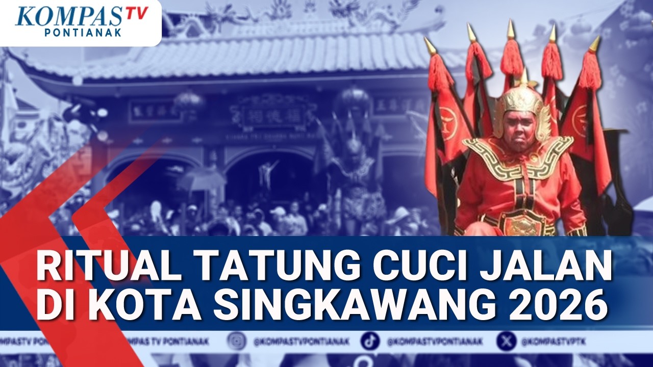 Ritual Tatung Cuci Jalan Cap Go Meh di Singkawang