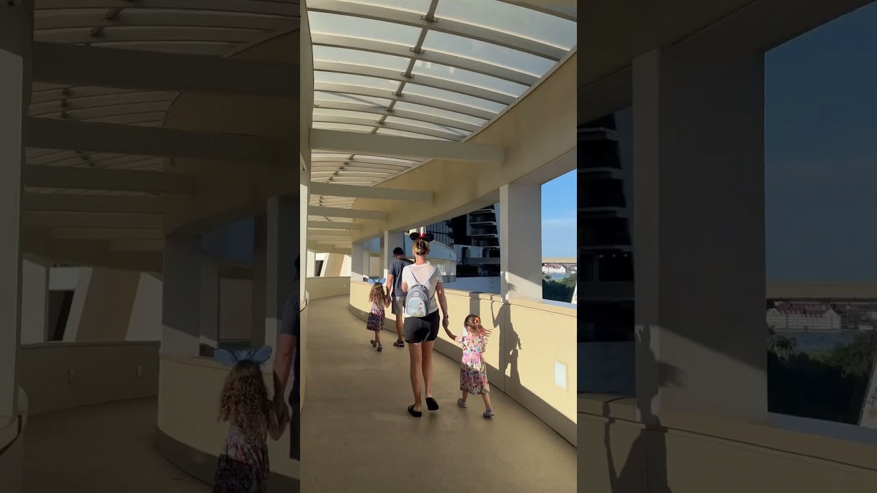 Disney World&rsquo;s contemporary resort in Bay Lake Tower crosswalk