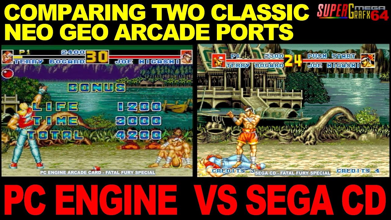FATAL FURY SPECIAL - PC ENGINE VS SEGA CD