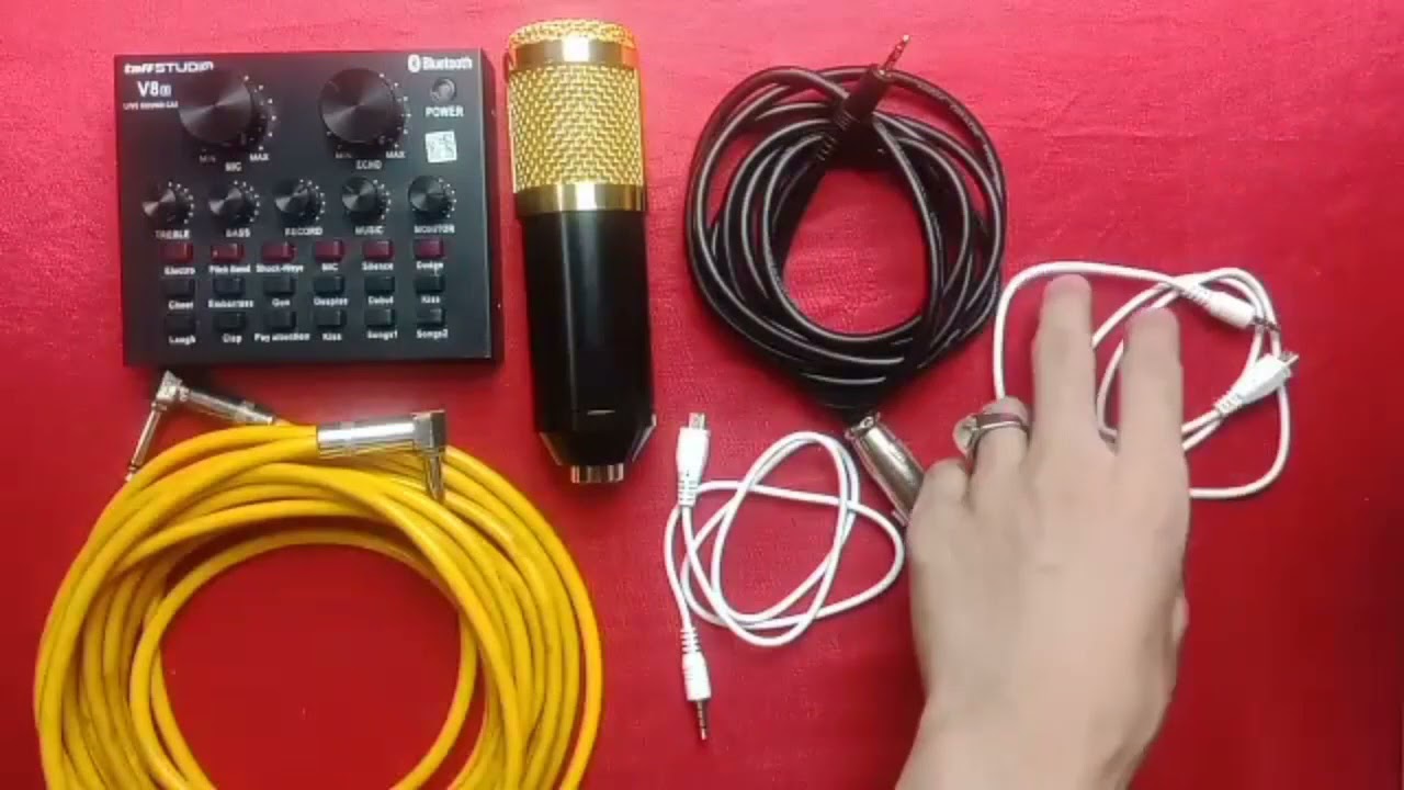 Cara Membuat Cover Lagu  dengan HP & Soundcard V8