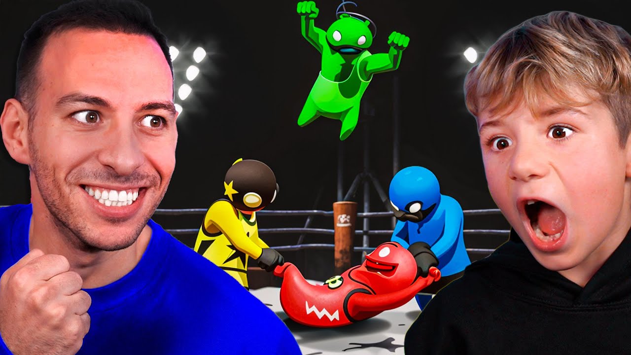 ΠΑΙΖΟΥΜΕ GANG BEASTS ΜΕ ΤΟΝ 6 ΧΡΟΝΟ ΑΝΙΨΙΟ ΜΟΥ !!!