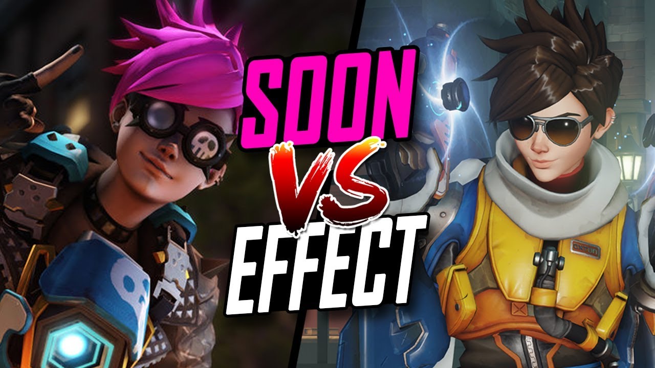 SoON BEST TRACER VS EFFECT PRO TRACER [ OVERWATCH TOP 500 SEASON 5 ]