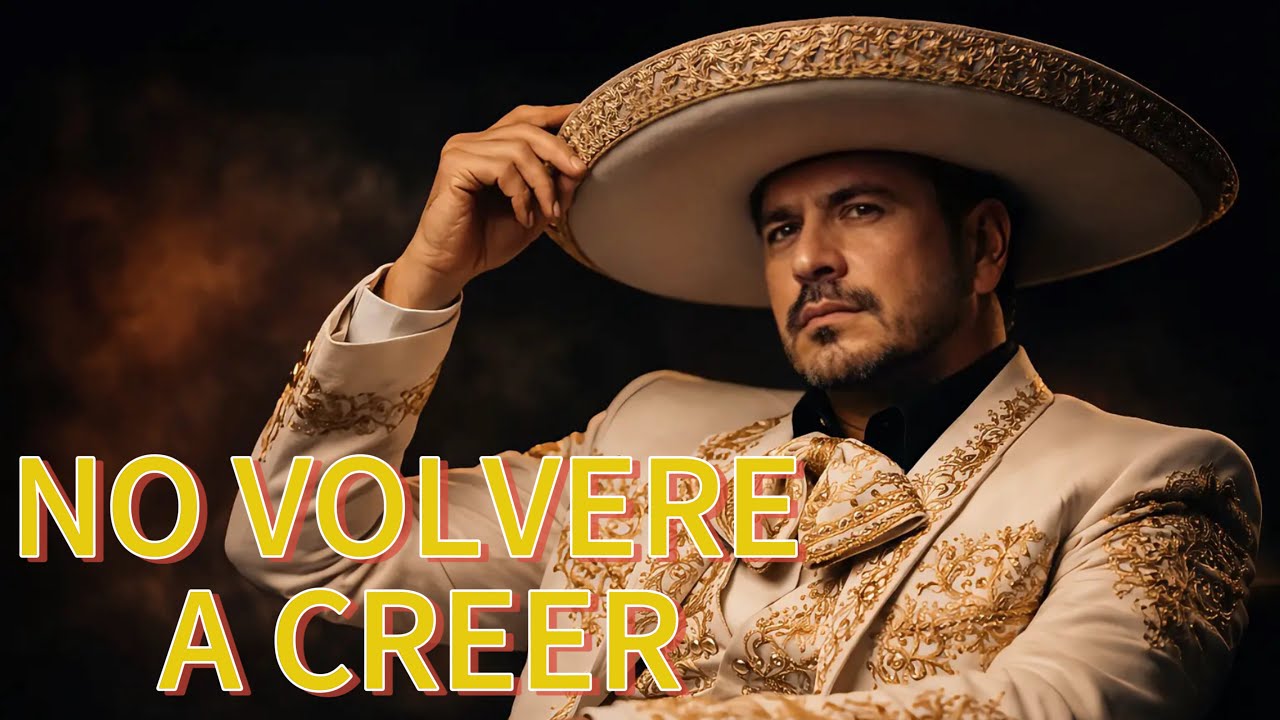 NO VOLVERÉ A CREER – Canción Ranchera de Desamor | Dolor que se Canta con el Alma 💔