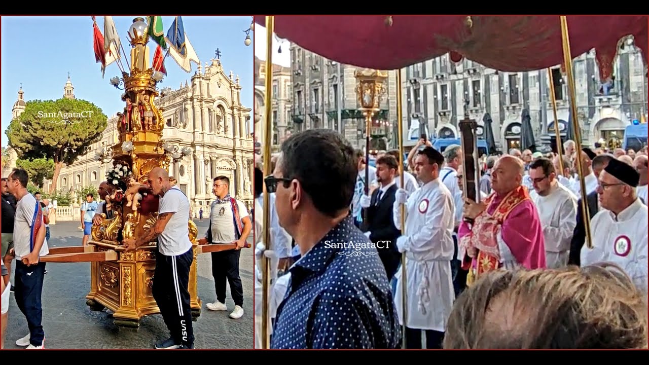 Processione del Sacro Velo di Sant'Agata - 16/8/2022 Catania