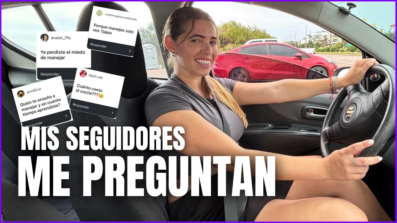 CUBANA conduciendo en URUGUAY por primera vez (por qué mi esposo no maneja)