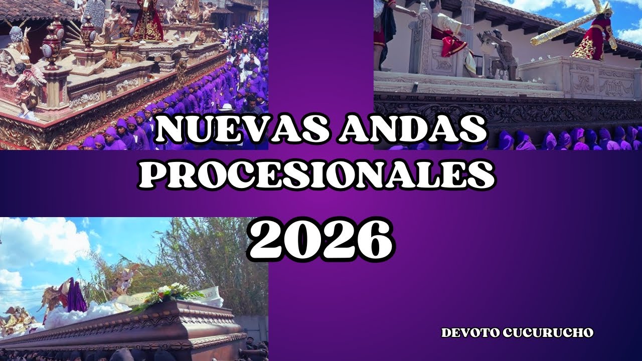 NUEVAS ANDAS PROCESIONALES 2026
