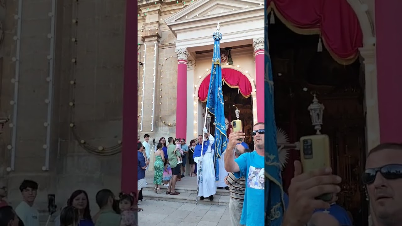 Il-hrug tal-purcissjoni tal-festa ta San Guzepp gewwa l-Imsida tas-sena 2024