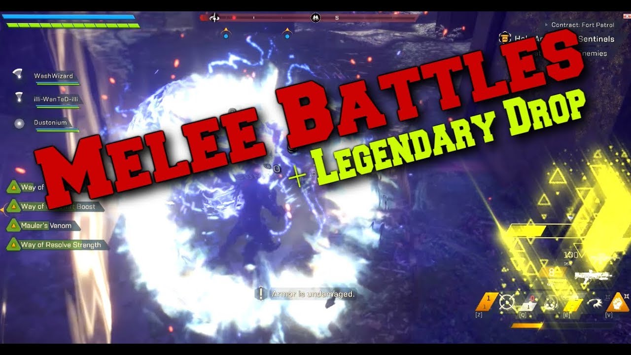 Anthem Melee Battles With Interceptor in GM2 + LEGENDARY Drop! So Lucky 😊