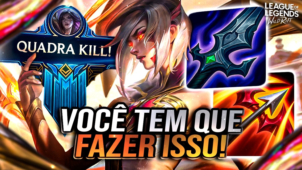 A BUILD DEFINITIVA MAIS ABSURDA DA KAISA! IMPOSSÍVEL PERDER FAZENDO ISSO | LoL Wild Rift