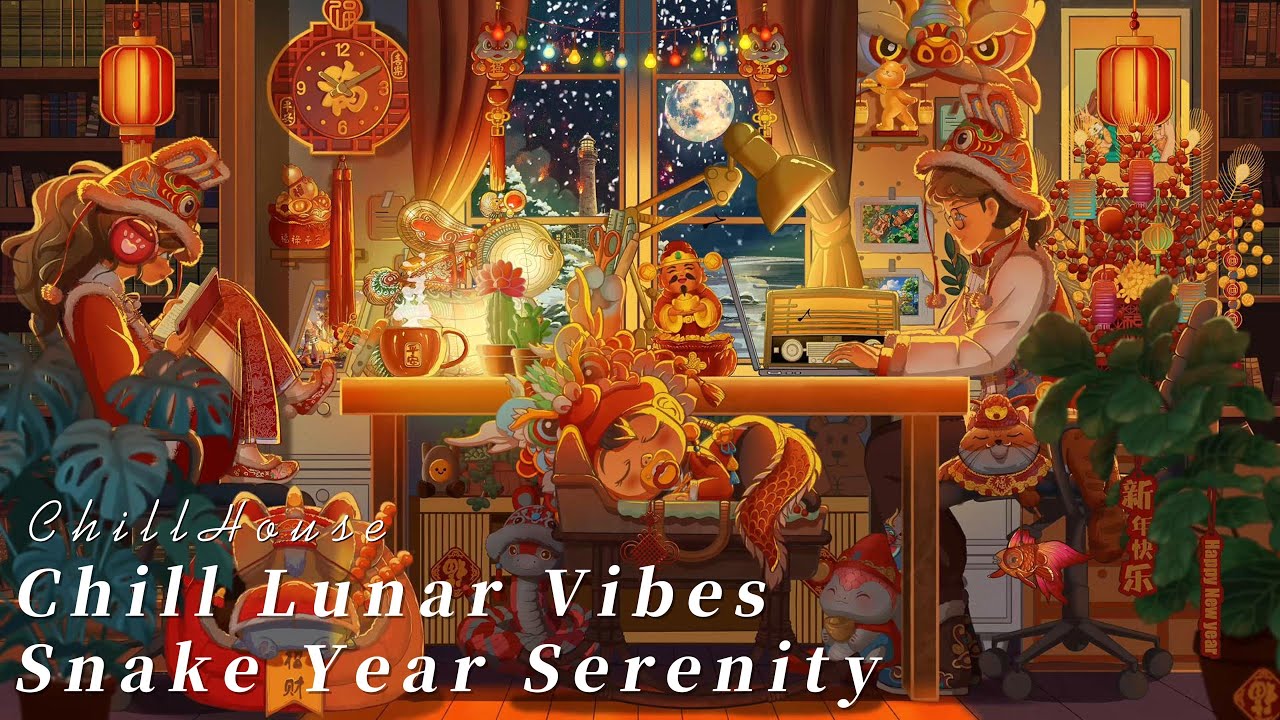 Chill Lunar Vibes: Snake Year Serenity