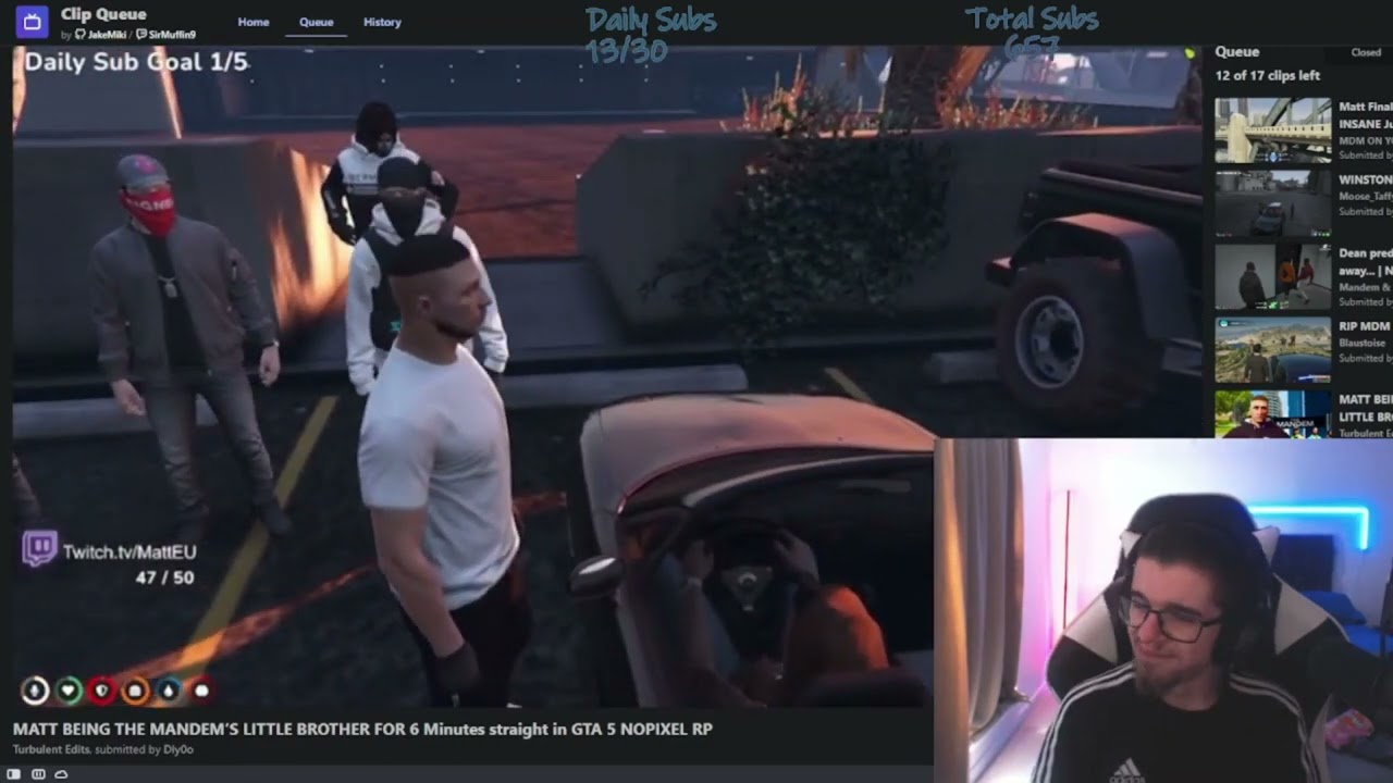 Wicked Reacting To Matt Being The Mandem's Little Brother | GTA RP NoPixel 3.0