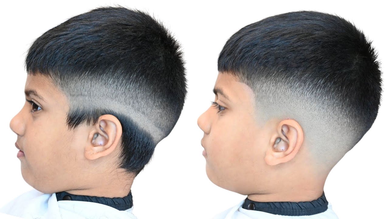 تعلم أسهل وأحدث طريقة لحلاقة شعر الأطفال / تدريج الشعر/ The best way to cut children's hair