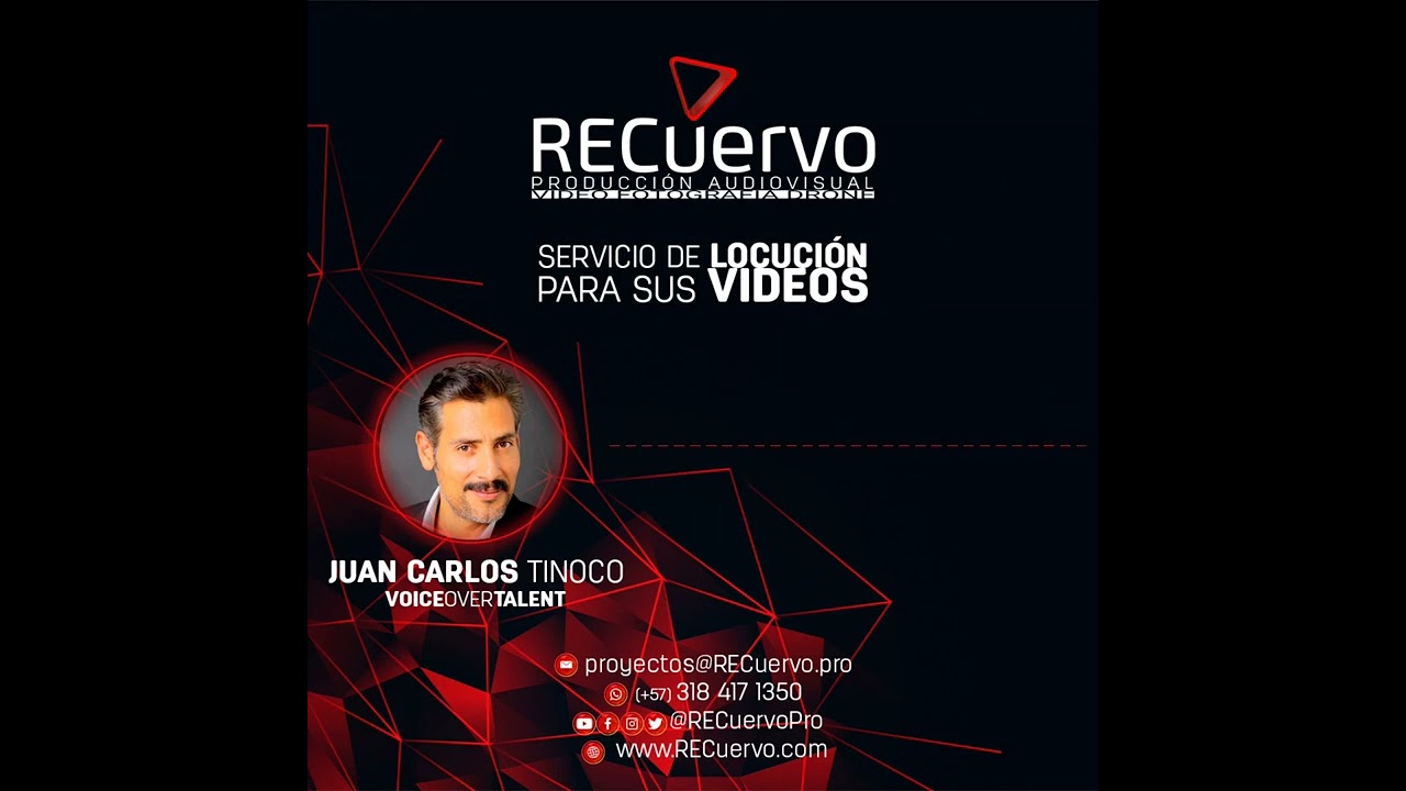 #VoiceOverTalent 🎙️ Juan Carlos Tinoco | Actor de doblaje