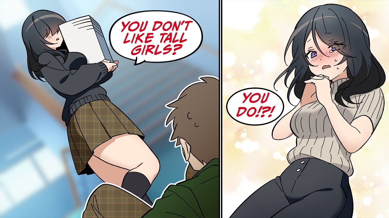 [Manga Dub] Helped out a tall girl, but then… [RomCom]