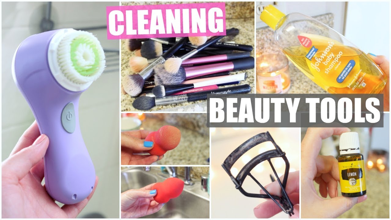 How I Clean My Beauty Tools! Makeup Brushes, Clarisonic, Beauty Blender & More!