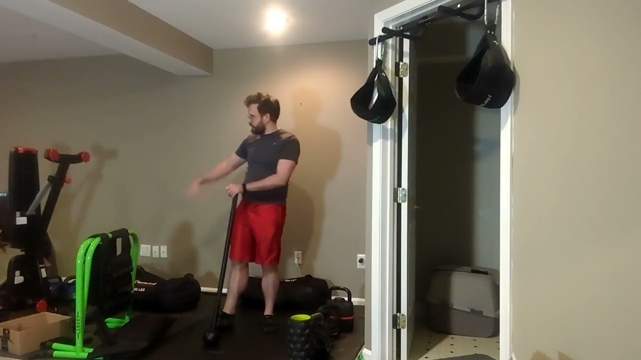 Workout Vlog 507 - Snow Shoveling and unconventional training may be more functional than you think