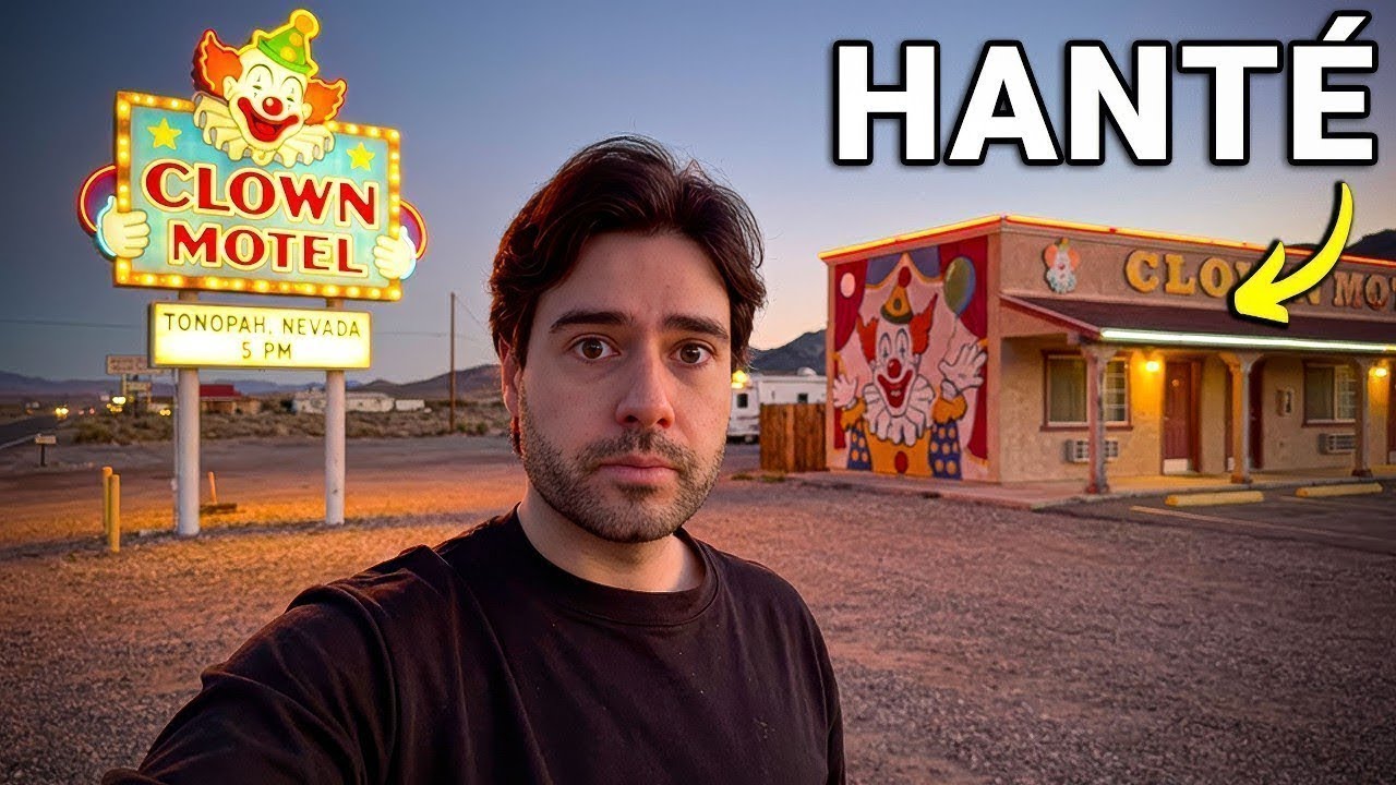 J'ai passé la nuit dans le Motel le plus Hanté des USA (Clown Motel)