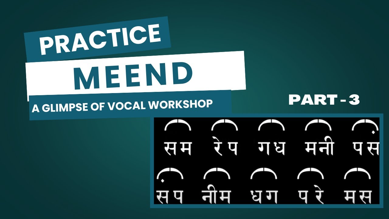 The Power of Meend: A Vocal Workshop in Action | Swar Panthi Vocal Workshop | Meend Practice