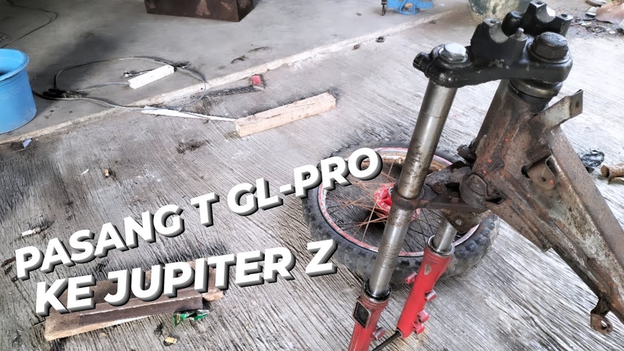 PASANG T GL-PRO KE RANGKA JUPITER Z SIMPEL!!!