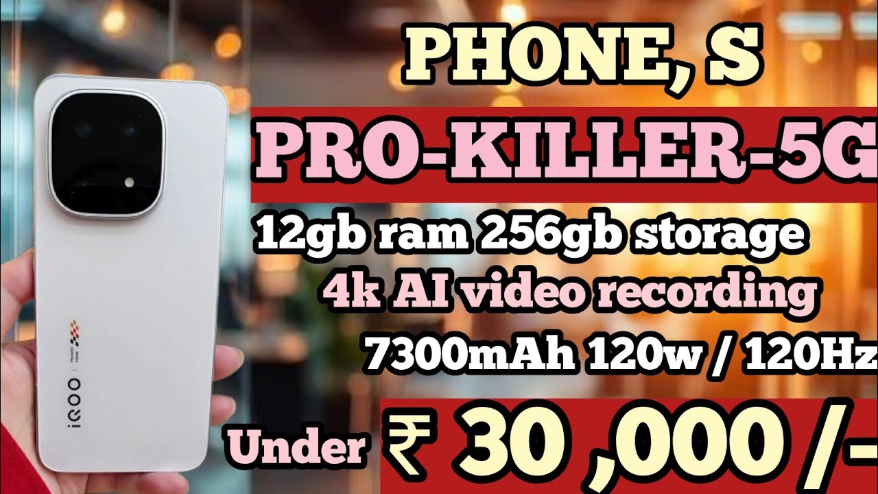 144Hz 12gp + 256gp / best android phone under 30k /4k 60fps in 2026 /