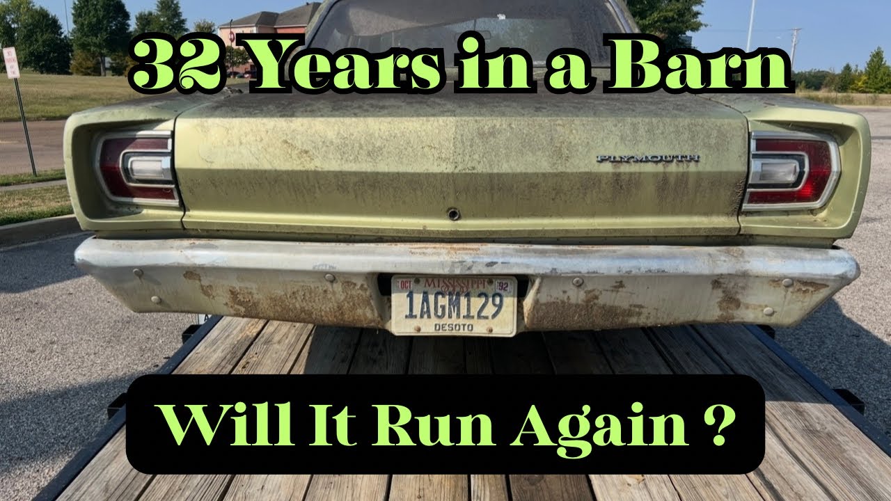 Saved After 32 Years: First Start on a 1968 Plymouth Belvedere
