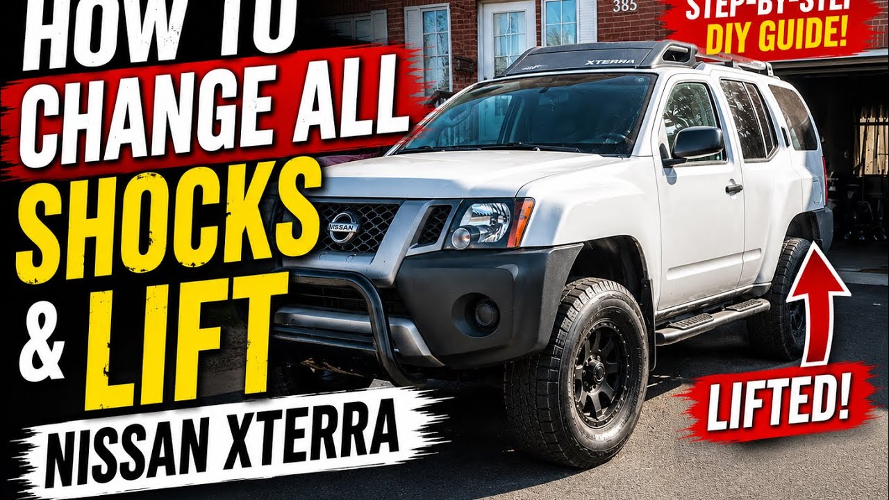 How to Change All Shocks & Lift Nissan Xterra