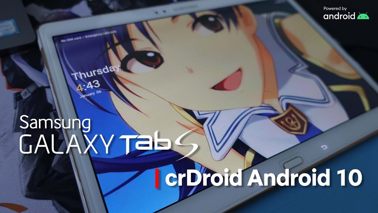 crDroid Android 10 on Samsung Galaxy Tab S 10.5