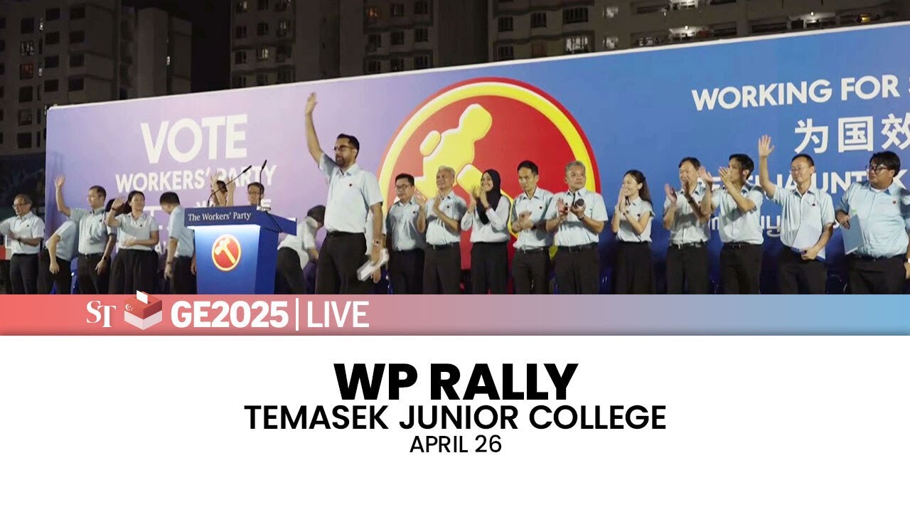 [LIVE] WP rally at Temasek Junior College | Tampines GRC | April 26 | GE2025