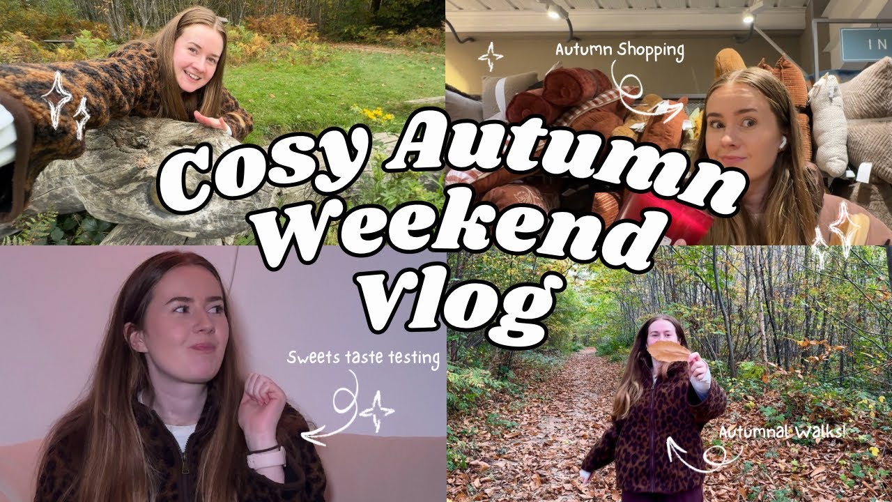 Cosy Autumn Weekend Vlog 🍂 | Lush Bath, Christmas Percy Pigs & Autumn Walks