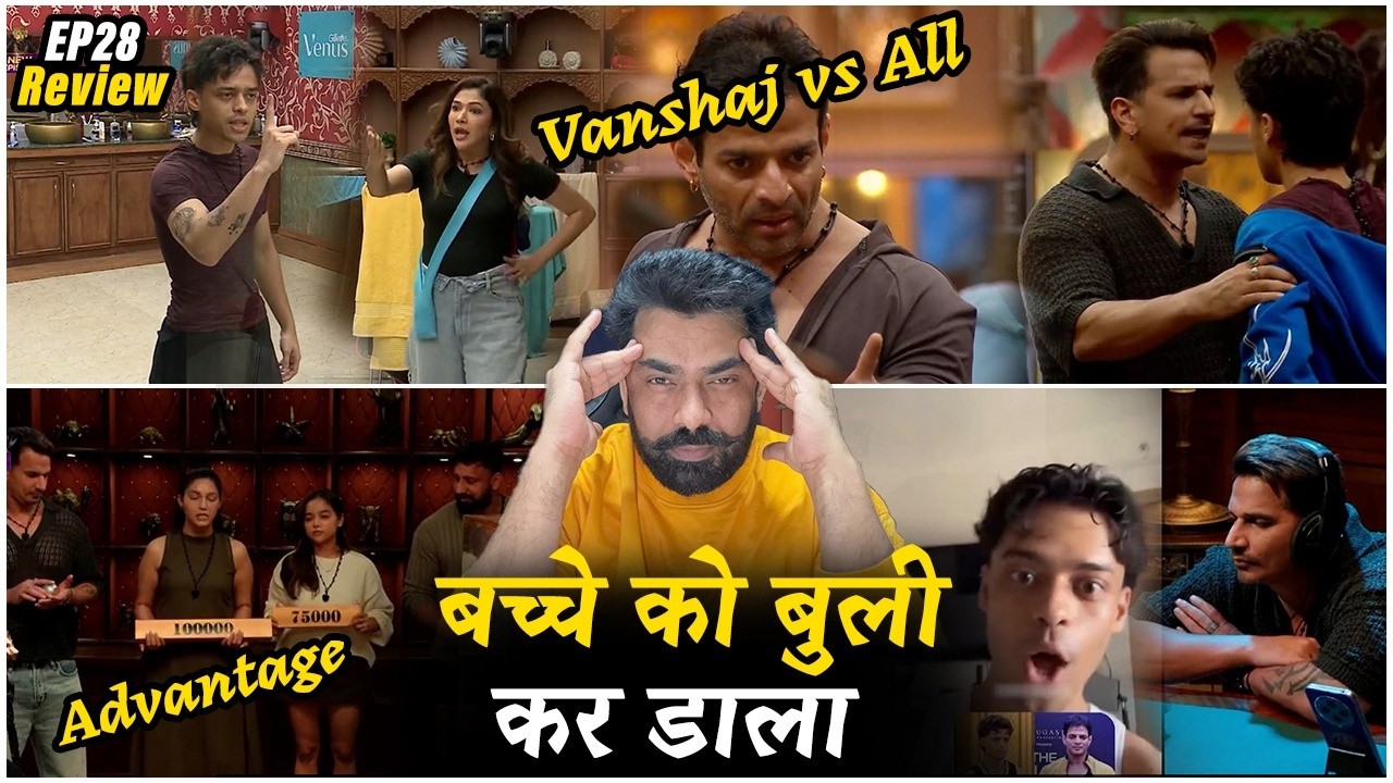 The 50 EP28: Vanshaj Vs Bully Gang Prince-Karan Patel-Ridhima, Sapna Manisha, Rajat Dalal Nikki Task