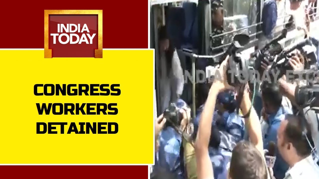 Rahul Gandhi In ED Office For 3rd Day Of Questioning, Congress Workers Clash With Cops