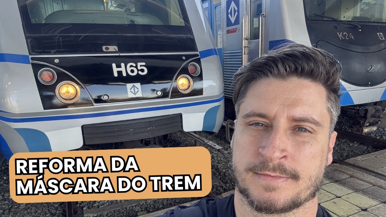 COMO O METRÔ PINTA AS MÁSCARAS DOS TRENS?