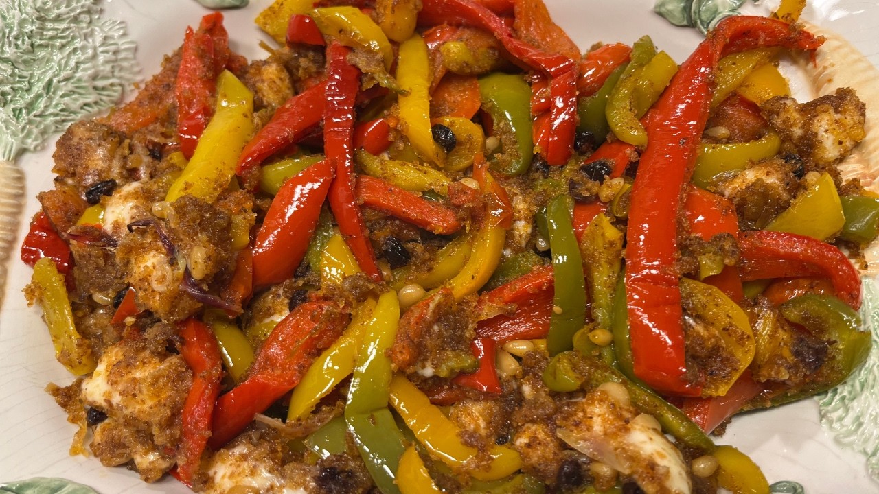 PEPERONI CON MOLLICA TOSTATA di Betty e Marco - Ricetta Facile e Veloce