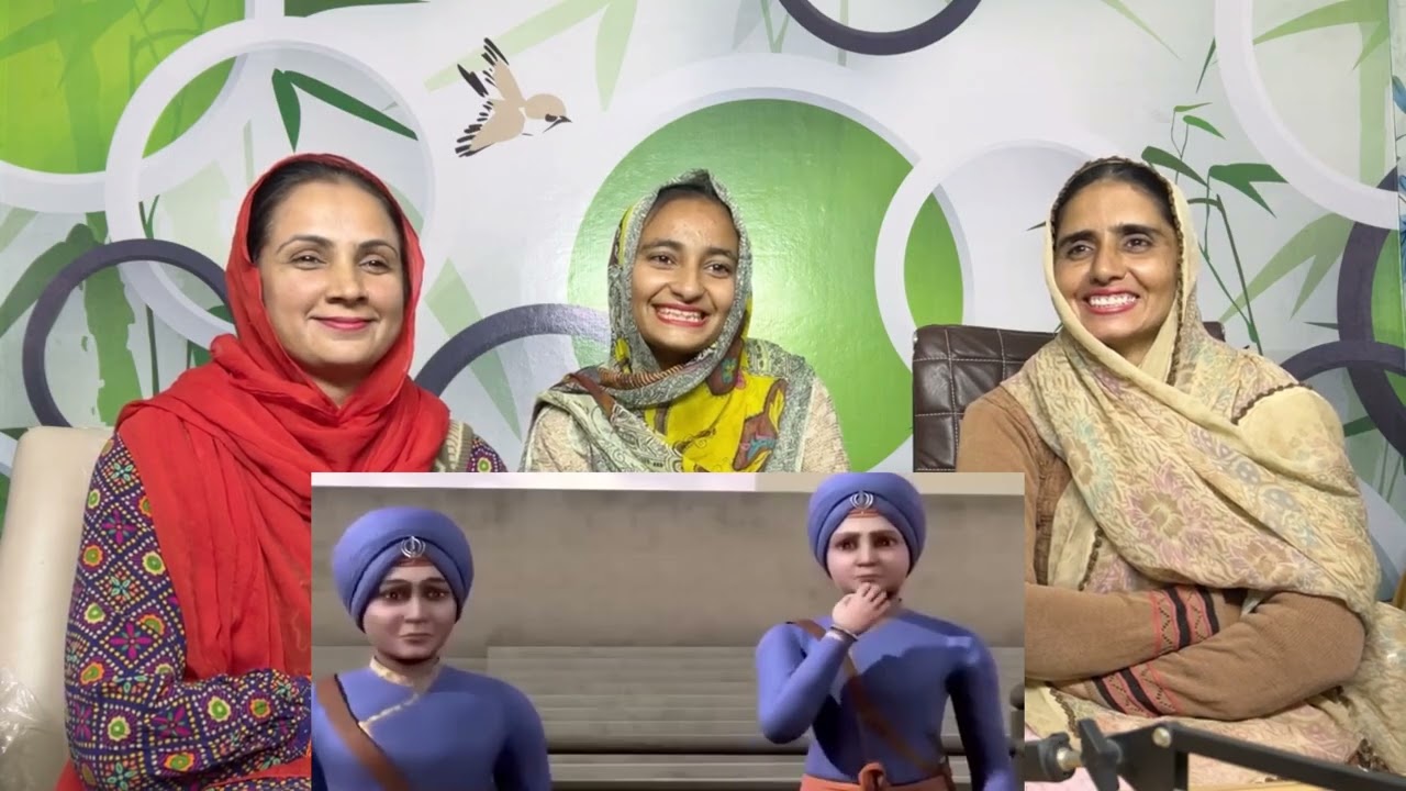 Chaar Sahibzaade | PART 1 || Full Punjabi Animated Movie || Pakistani Girls Reaction
