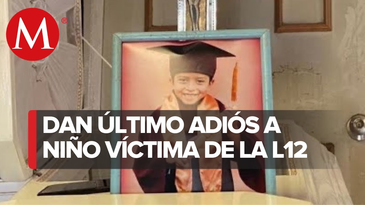 Despiden a Brandon Giovanny, niño de 12 años que murió tras accidente en Metro de CdMx