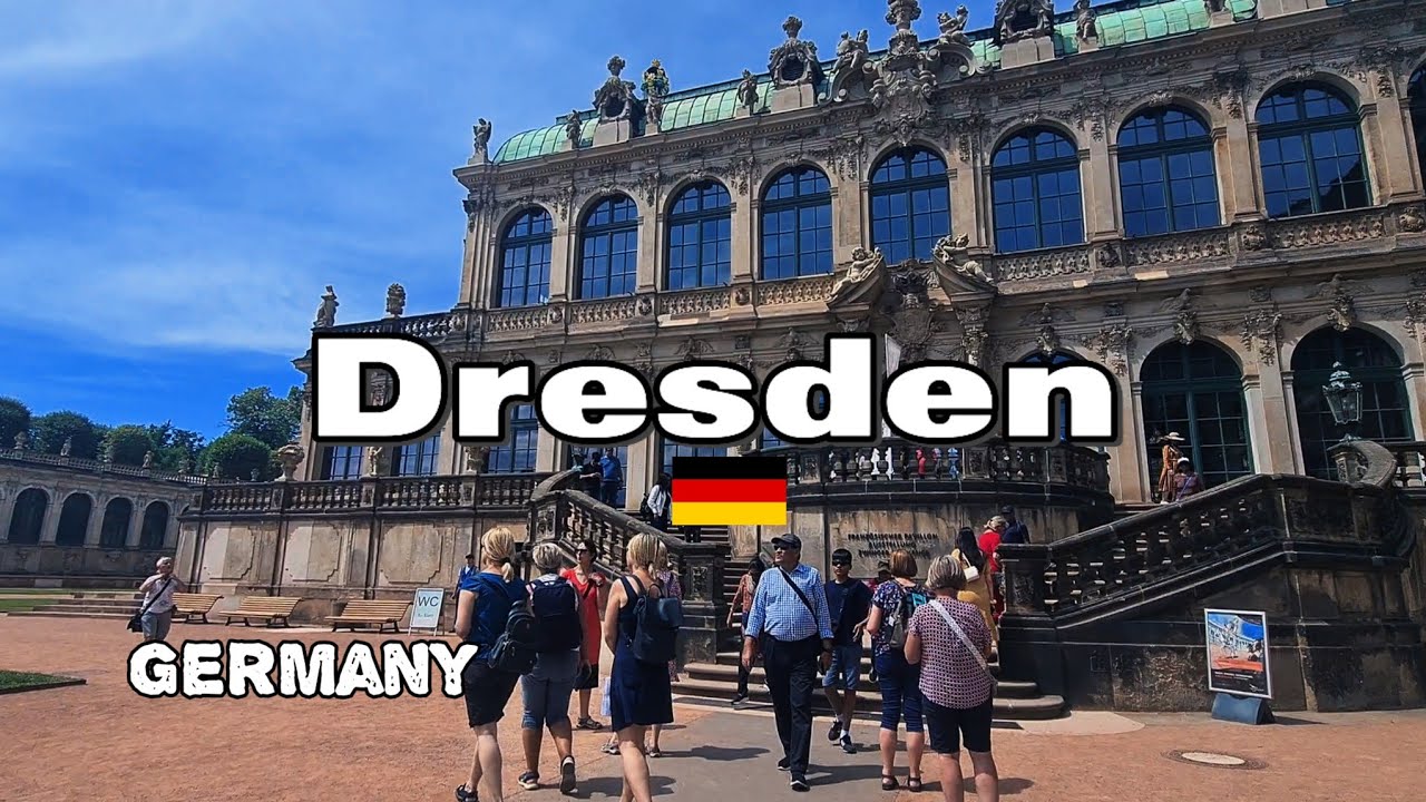 Dresden Germany 🇩🇪 Walking Tour | Exploring Historic Old Town & Baroque Architecture, Summer 2025