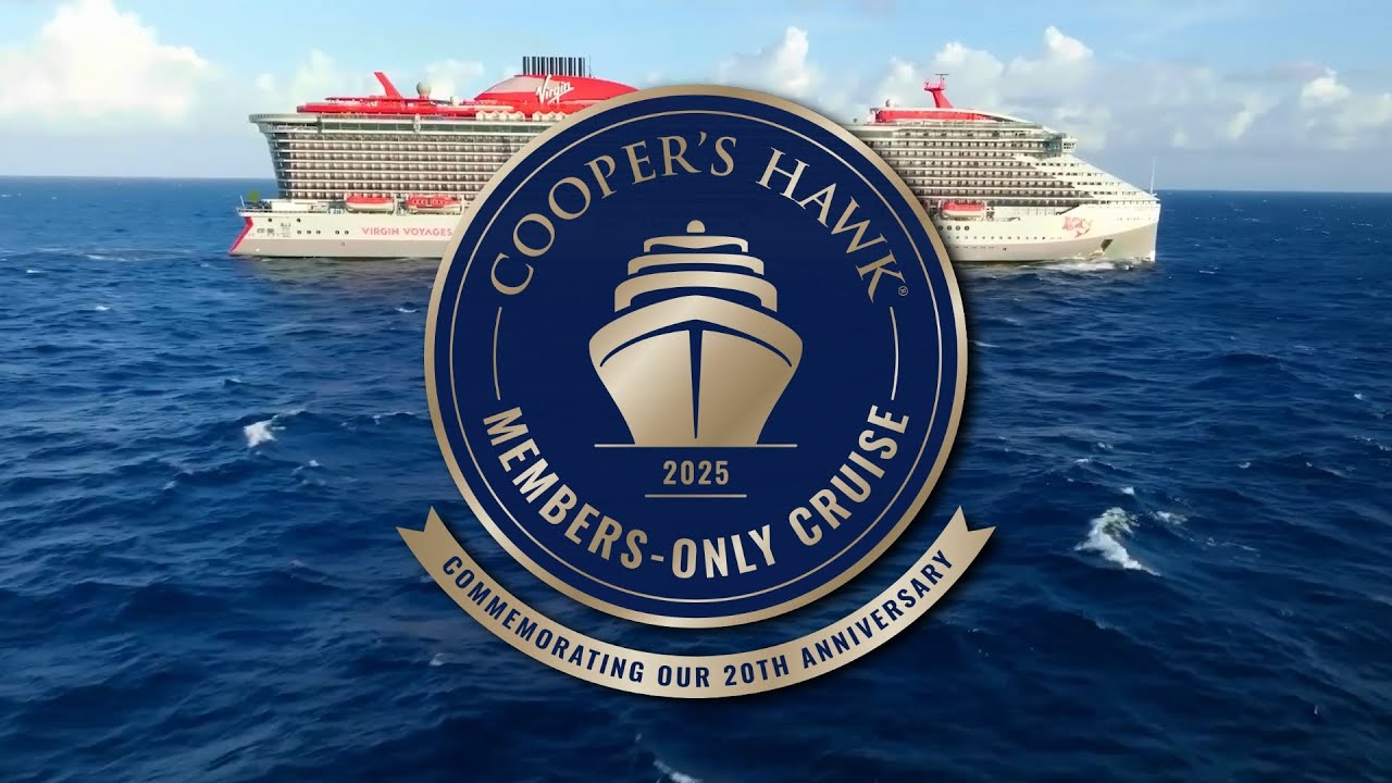 Круиз винного клуба Cooper's Hawk в честь 20-летия