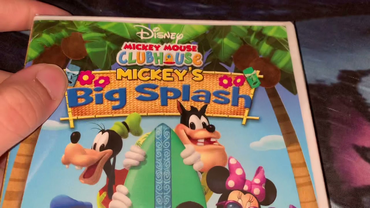 Disney Mickey Mouse clubhouse:Mickey Big Splash Dvd Un boxing