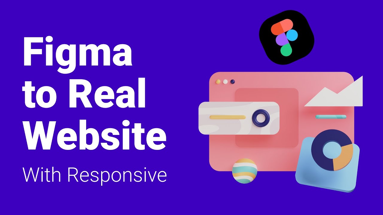 Convert A Figma Design To A Real Website | convert to HTML With responsive