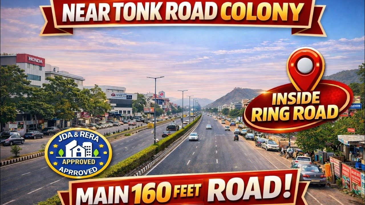 Tonk road | near watika road colony | jaipur plots | JDA approved plots near Tonk road | new launch