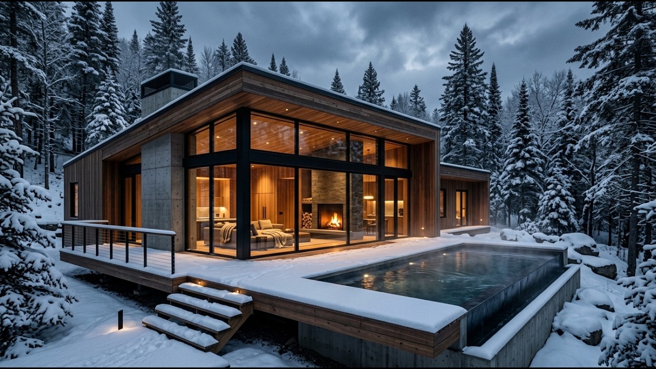 Modern Cabin Luxury in the Canadian Forest!